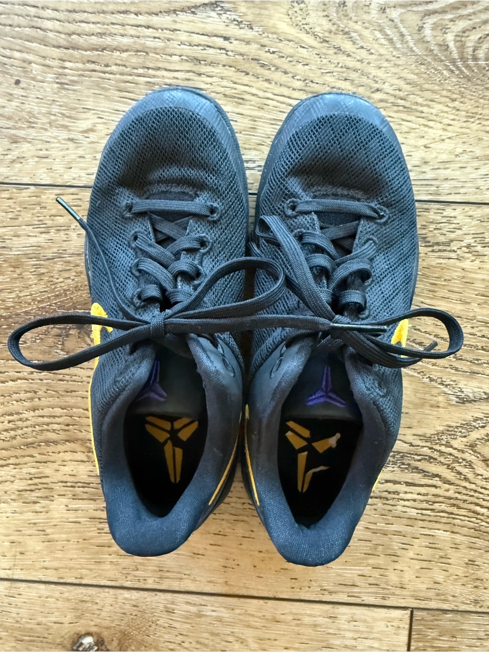 Nike Kobe 8 Protro PS “Lakers Away” Black Gold Purple Kids 1Y